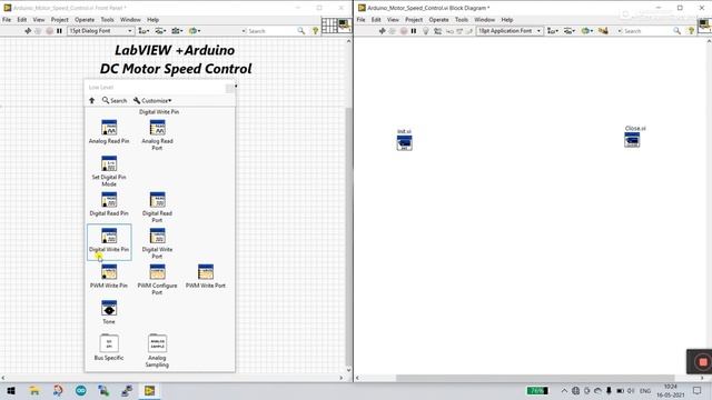 LabVIEW | DC Motor Speed Control using L298N Driver | LabVIEW + Arduino Programming Series смотреть онлайн