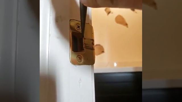 Регулировка ответной части замка, силы прижатия дврного полотна к дверной коробке смотреть онлайн