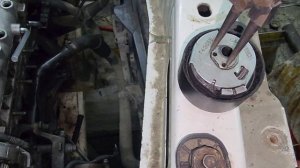 Замена ремня ГРМ а также метки 16-клапанного 1,4л  95лс двигателя Fiat Doblo.