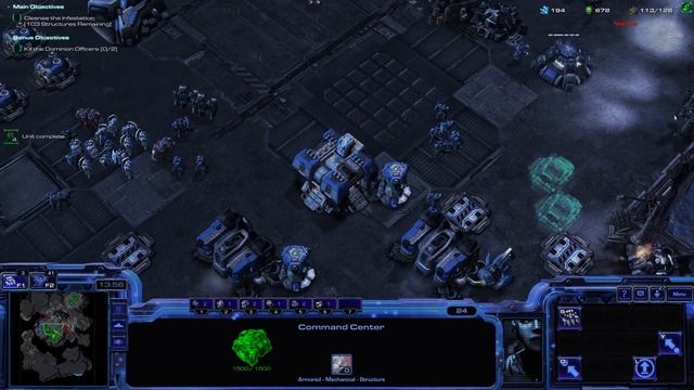 StarCraft 2 WoL Other Enemy Campaign Mission 8 - Outbreak смотреть онлайн