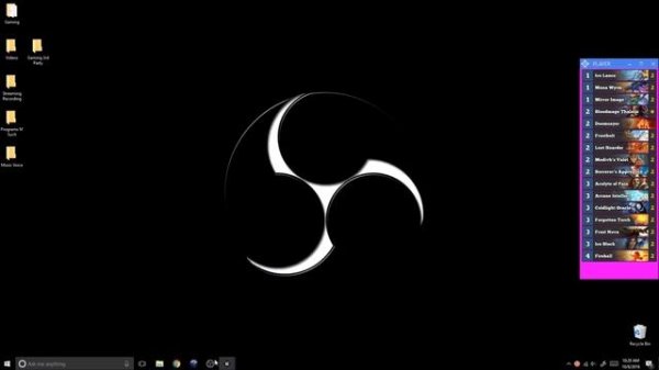 OBS Studio Tutorial - HearthStone Deck Tracker