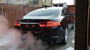 Jaguar XF 5.0 Supercharged Stock Exhaust Sound