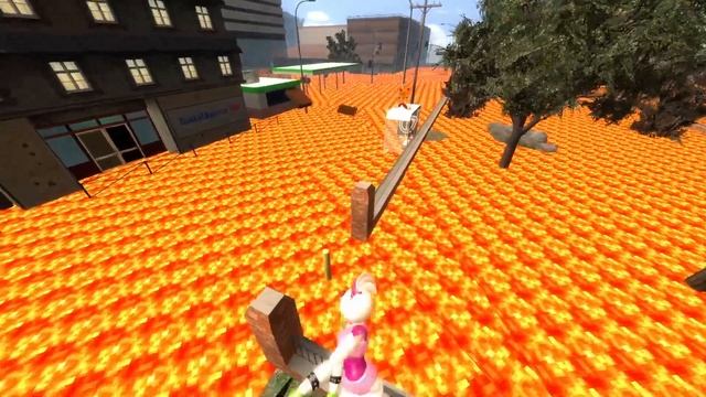 Gmod FNAF | Security Breach But The Floor Is Lava 2! смотреть онлайн