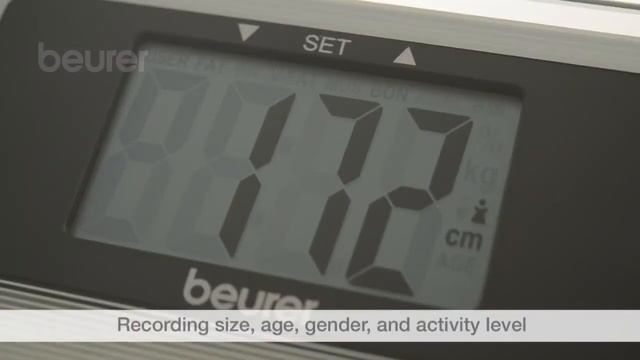 Beurer diagnostic scale BG13 смотреть онлайн