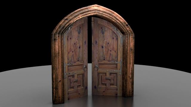 Door Modeled and Textured in Blender смотреть онлайн