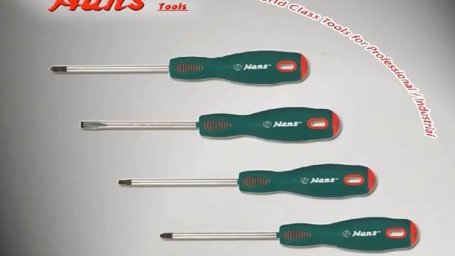 Absolutely necessary screwdrivers presents you by Hans tools- Made in Taiwan смотреть онлайн