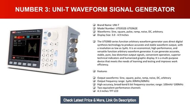 Top 5 Best Waveform Generators 2023; Dual Channel DDS Signal Generator смотреть онлайн