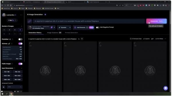Практика создаем изображение в нейросети Kandinsky 2.2