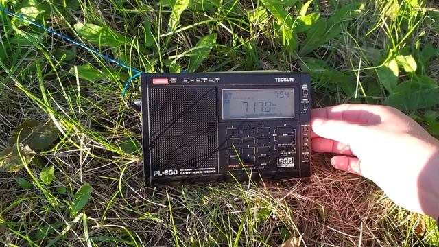 Tecsun Pl-600 Приём ранним утром За городом смотреть онлайн