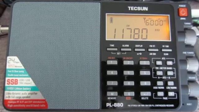 TECSUN PL-880 11780kHz Radio Nacional da Amazonia смотреть онлайн