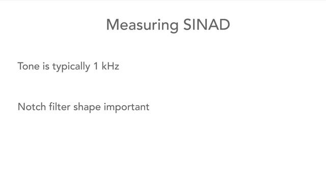 What is SINAD: radio receiver sensitivity specification смотреть онлайн