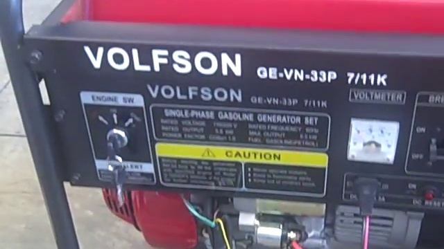 planta electrica Volfson Wilven 6500 watt смотреть онлайн