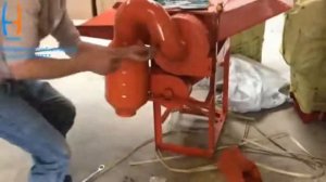 Молотилка зерна риса кукурузы  сборка и работа