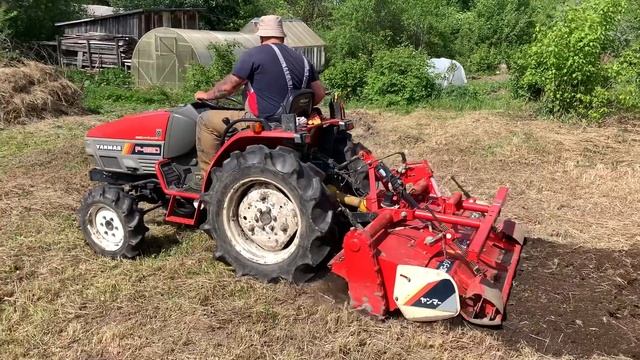 Вспашка целины янмар ф220 смотреть онлайн