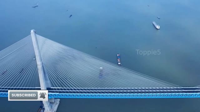 Top 5 Longest #Cable Stayed #Bridges Of The World | Toppie5 смотреть онлайн