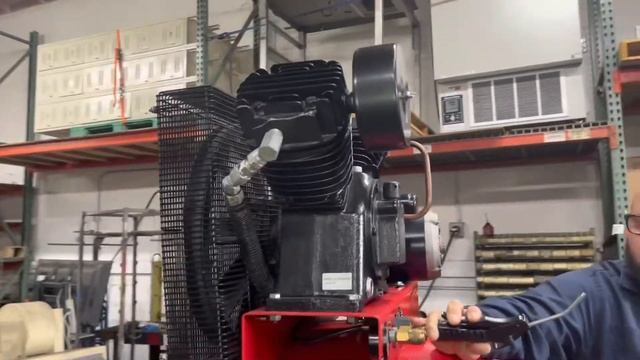 Husky Pro 4 HP Piston Upright Air Compressor with 80 Gallon Tank 230V Single смотреть онлайн