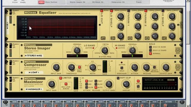 22. Использование MClass Combinator Mastering Suite [Видео обучение Reason]