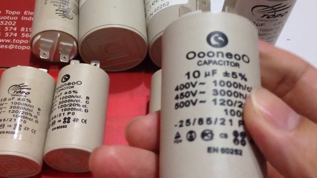 Topo Run Capacitors Motor Capacitors CBB60 Capacitores конденсаторы для двигателей Kapasitor