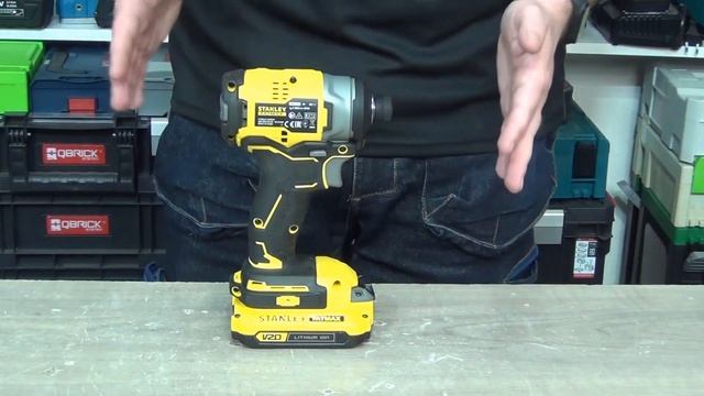 #580 - Bezszczotkowa zakrętarka udarowa STANLEY FATMAX V20 - SFMCF810D2K смотреть онлайн