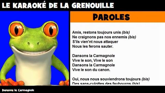 COMPTINE = KARAOKÉ = Dansons la Carmagnole смотреть онлайн