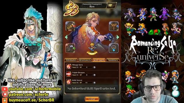 Battle with Golden Lion: Tanks Showcase! Doll, Cotton & Annie 3 Strats! - Romancing SaGa re;UniverS смотреть онлайн
