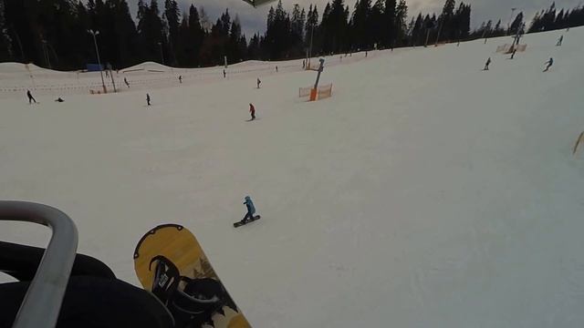 Падение девочки с подъемника в Закопане (в конце), Бялка-Татшаньска Białka Tatrzańska смотреть онлайн