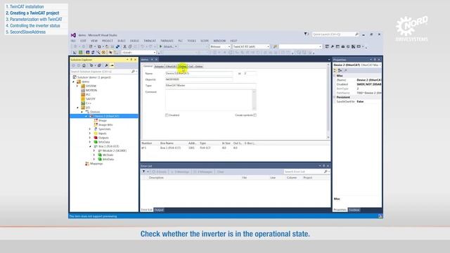 NORD DRIVESYSTEMS | HOW-TO | NORDAC Tutorial – EtherCAT drive integration смотреть онлайн