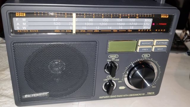 Retekess TR618 Portable Mediumwave 770 KHz WABC New York