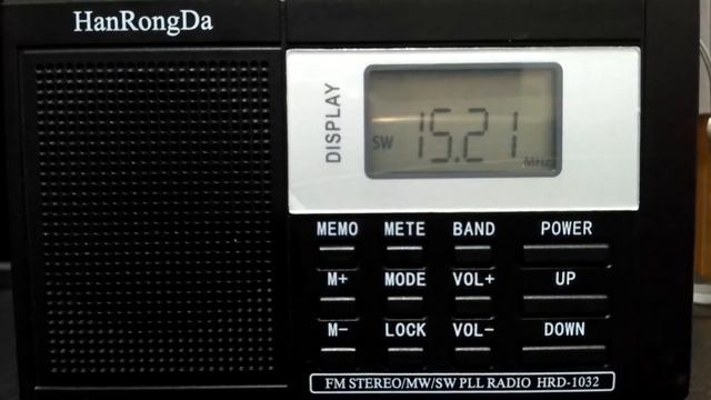HANRONGDA HDR-1032 DXing CHINA RADIO INTERNATIONAL Freq. 15.210 Mhz смотреть онлайн