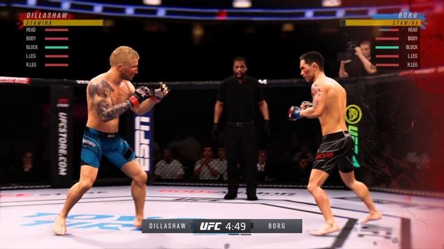 UFC 4 Gameplay TJ Dillashaw vs Ray Borg смотреть онлайн