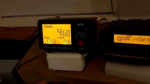 Yaesu FT-8900R quad band , testing the 28 Mhz band on power Tx ,. (2 )