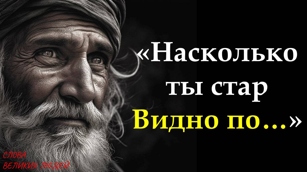ЦИТАТЫ ПРО СТАРОСТЬ смотреть онлайн