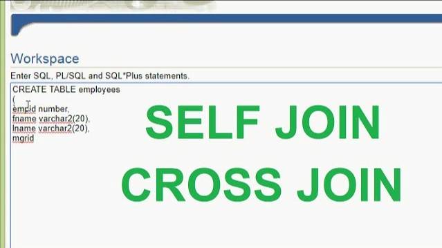 Oracle Tutorial - Self Join | Cross Join смотреть онлайн