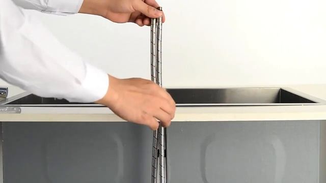 Смеситель 2в1 кухонный с гибким изливом кран хром смотреть онлайн