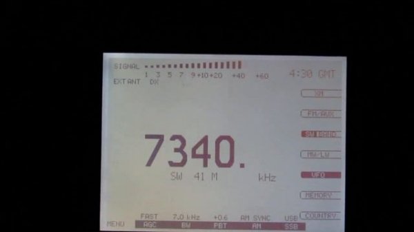 DX Report - Radio Romania International - Using Eton E1XM on 7340 KHz