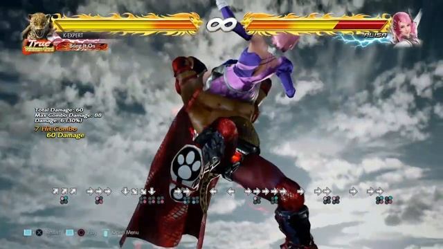 Tekken 7 King Staple Combo Tutorial -Easy to Hard смотреть онлайн