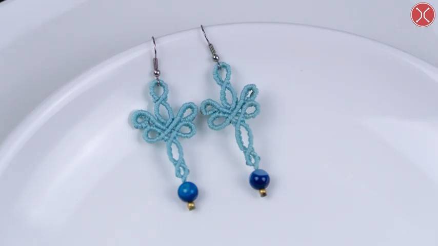 Macrame earrings tutorial ｜ Easy macrame jewelry earrings смотреть онлайн