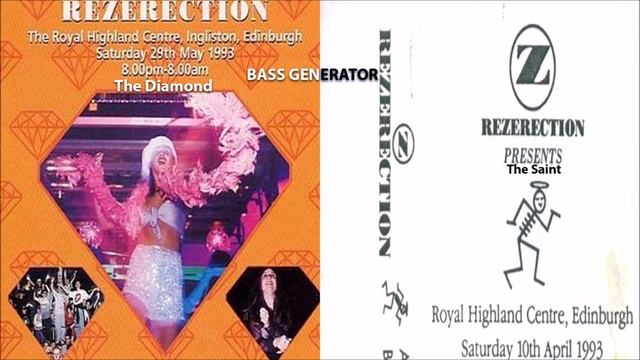 Bass Generator @ Rezerection - The Diamond/The Saint (1993) смотреть онлайн