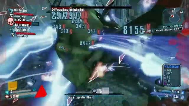 Borderlands 2 Quad Ninja vs Voracidous L72 25secs смотреть онлайн