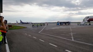 Аэропорт Томск (cпоттинг, 4 августа 2015 г.)