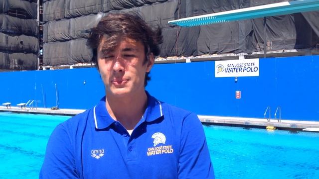 Goalkeeper Matej Matijevic talks about San José State's men's water polo team's win смотреть онлайн