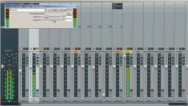 Reaper Mixing Tutorial : Getting a crappy recording to work (part2) смотреть онлайн