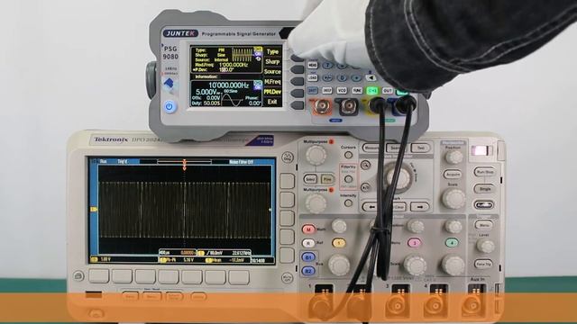 PSG9000 Series Programmable Function Arbitrary Waveform Signal Generator Usage Video смотреть онлайн