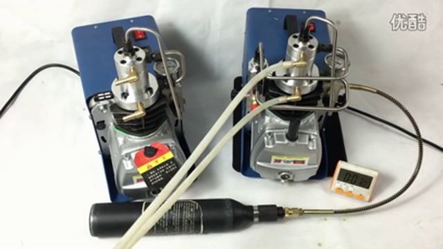 High Pressure Pump Mini PCP Air Compressor 4500 PSI 300 Bar смотреть онлайн