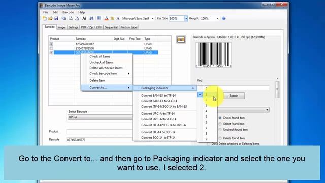 Convert a UPC-A to a SCC-14 смотреть онлайн