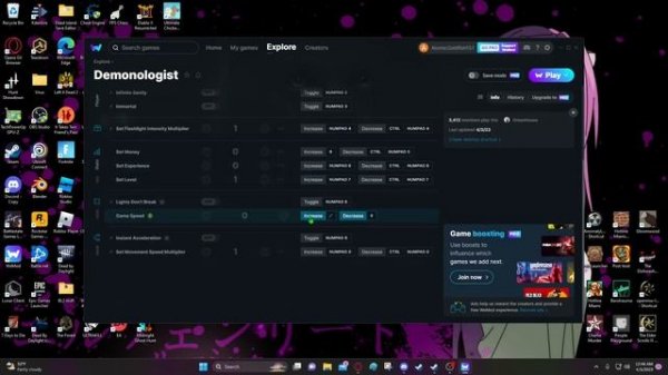 Demonologist: Mod menu (money cheat) *Works*