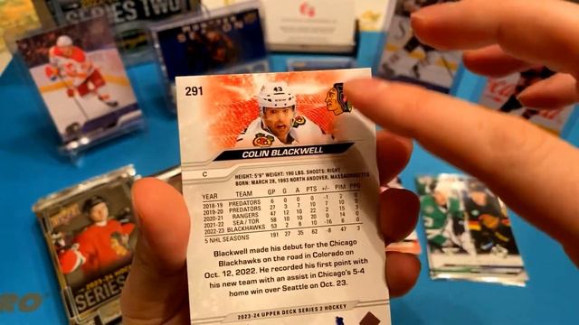2023-24 Upper Deck - Series 2 - HOBBY BOX - Opening #2 - HUNTING BEDARD !! смотреть онлайн
