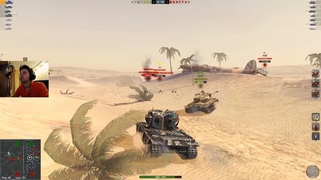WoT Blitz -Три боя на Conway. WG перепутали пробитие - World of Tanks Blitz (WoTB) смотреть онлайн