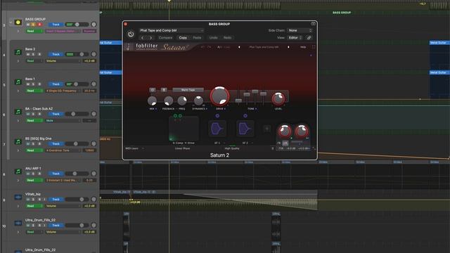 Создание яркого и плотного характера звучания баса с помощью плагина FabFilter Saturn 2. смотреть онлайн