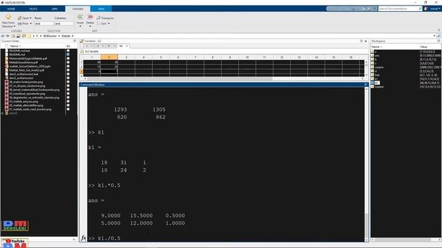 Matlab'da matris fonksiyonları #008 смотреть онлайн